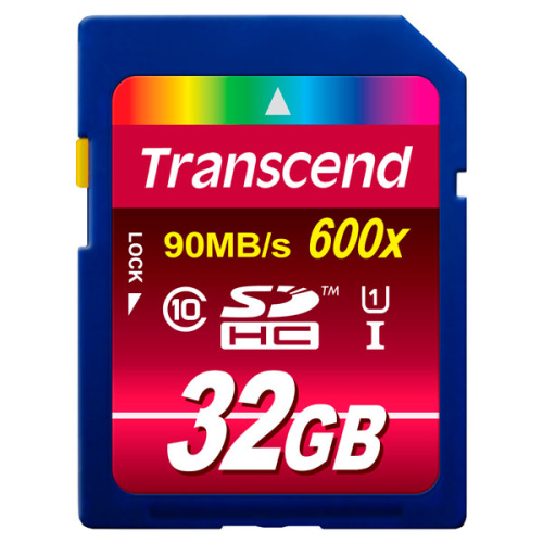 Карта памяти Transcend TS32GSDHC10U1 SDHC Ultimate, 32GB UHS-I Class 10 U1