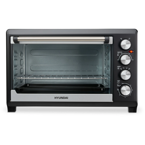 Мини-печь Hyundai MIO-HY075 серебристый/черный