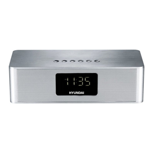 Радиобудильник Hyundai H-RCL360 белый LCD подсв:белая часы:цифровые FM