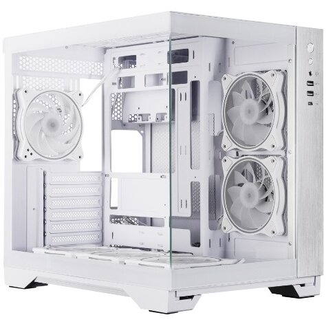 Корпус CHIEFTEC Visio White (GM-30W-TG-OP) без БП, боковое окно (панорама) из закаленного стекла, 6xPWM ARGB 120мм вентиляторов, белый, ATX