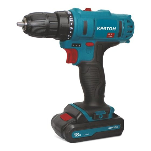 Дрель-шуруповерт КРАТОН CD-18-Li-2,0 (3 11 01 057) 2Ач, с двумя аккумуляторами
