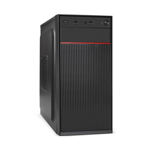Корпус ExeGate BAA-113-AAA450 EX292350RUS Minitower (mATX, БП AAA450 с вент. 8см, 2*USB, аудио, черный)