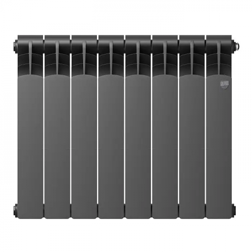 Биметаллический радиатор отопления  Royal Thermo Revolution Bimetall 500 2.0 8 Секций Noir Sable