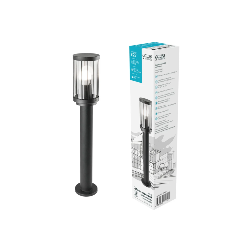 Светильник садово-парковый GAUSS GD023 черный