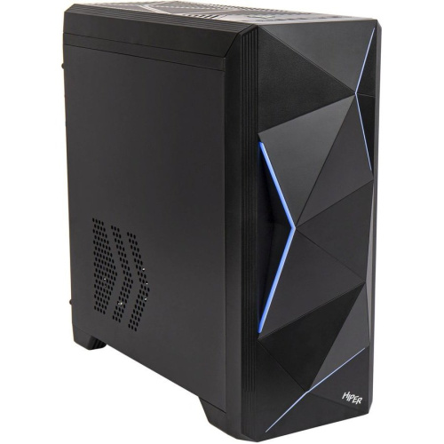 Корпус Hiper A68 черный без БП ATX 1x92mm 2xUSB2.0 1xUSB3.0 audio bott PSU