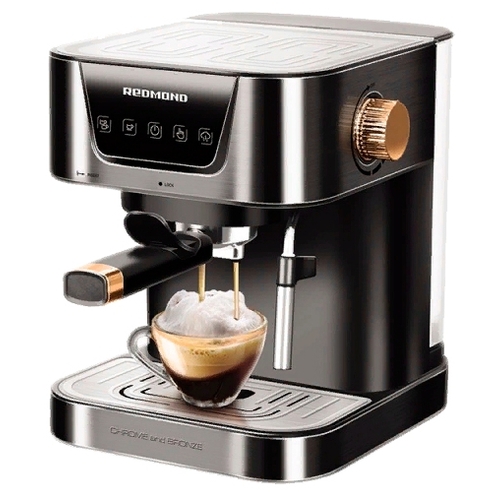 Кофеварка эспрессо Redmond RCM-CBM1514 бронзовый