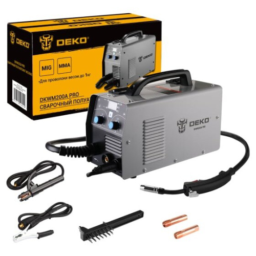 Сварочный полуавтомат DEKO DKWM200A Pro MIG/MAG 200A (051-4686)