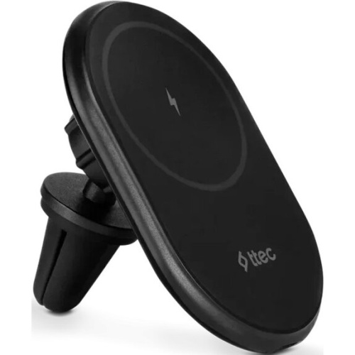 Автодержатель TTEC 2KS33S AirCharger Drive Go MagSafcompt In Car Holder+Charger Black