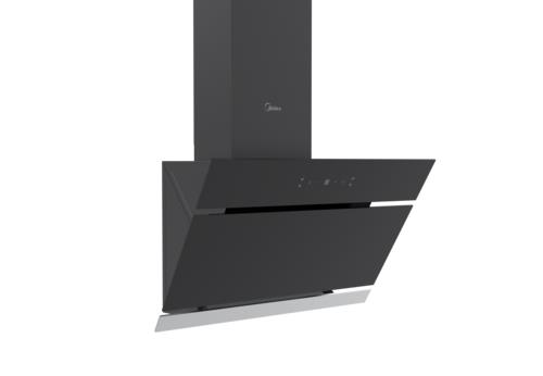 Вытяжка наклонная Midea MH60AN668GB черный/серебристый