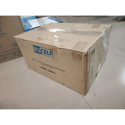 УЦ Стабилизатор напряжения Rucelf SRW.II-12000-L белый (плохая упаковка, ремонт узла)