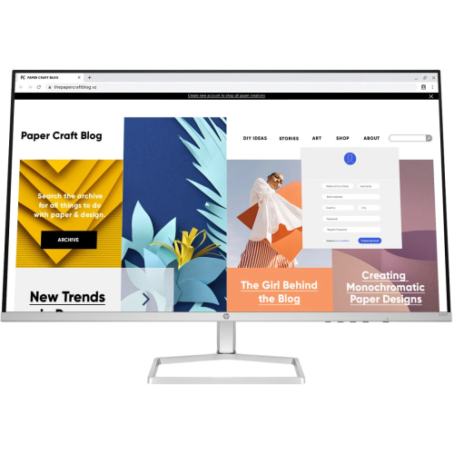 Монитор HP Series 5 532sf (94F50AS) черный и серебристый