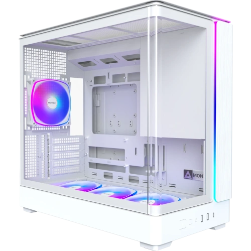 Корпус Montech King 15 Pro White / mATX / 4x120mm ARGB fans