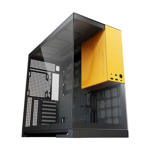 Корпус Geometric Future Model 5 Black Yellow (1AM5WKBY00100) / mid tower, E-ATX
