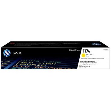Тонер-картридж Hi-Black (HB-W2072A) для HP Color Laser 150a/150nw/178nw/179fnw, №117A, Y, 0,7K