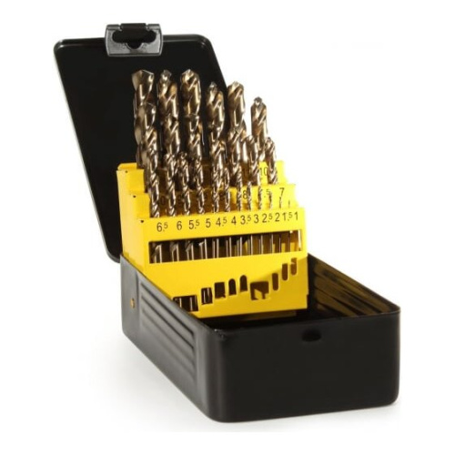 Набор сверл ГРАНИТ 165203 по металлу HSS-Co из 25 штук