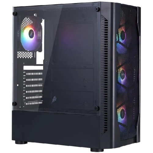 Корпус 1STPLAYER DK D4 Black (D4-BK-4F1) / ATX / 4x120mm FRGB fans