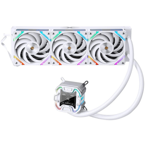 СВО 1STPLAYER X-360 White (X-360-WH) / 3x120mm, ARGB, IPS display