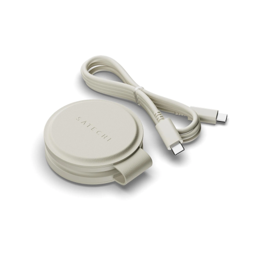 Зарядное устройство Satechi ST-QTG21W Qi2 OntheGo 2-in-1 Wireless Charger песочный