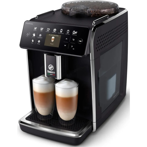 Кофемашина Saeco GranAroma SM6480/00 черный/серебристый