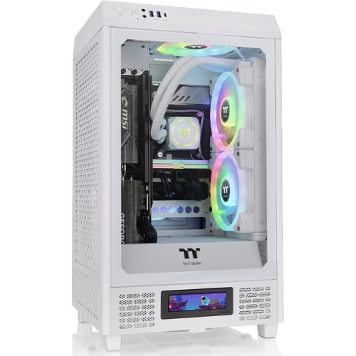 Корпус Thermaltake The Tower 200 (CA-1X9-00S6WN-00) белый без БП miniITX 11x120mm 5x140mm 2xUSB3.0 1xUSB3.1 audio bott PSU