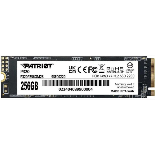 SSD Patriot P320 P320P256GM28 PCIe 3.0 x4 256GB M.2 2280