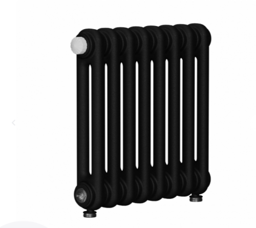 Стальной трубчатый радиатор Rifar Tubog 2057/12 нижнее подключение DV2 антрацит