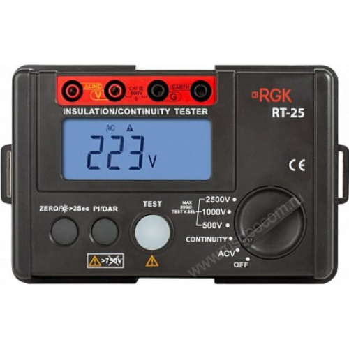 Мегаомметр RGK RT-25 с поверкой 779708