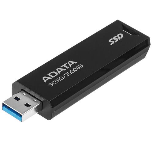 2000 ГБ Внешний SSD ADATA SC610 [SC610-2000G-CBK/RD]
