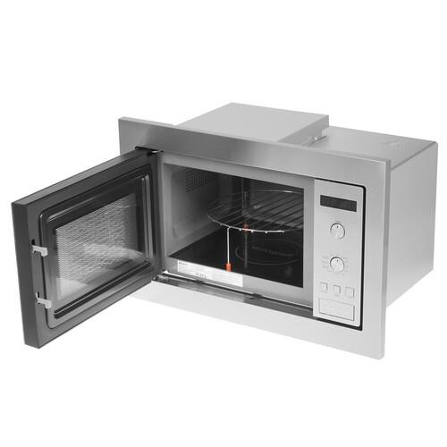 Встраиваемая микроволновая печь Weissgauff HMT-255 серебристый