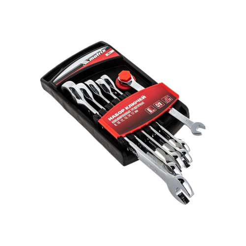 Набор ключей MATRIX 14511 комбинированных, трещеточных 6шт