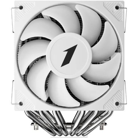 Кулер 1STPLAYER Cryo CY12-D White (CY12-D-WH) / 6HPx6mm, dual tower, 2x120mm fans, 750-1900 RPM, 57.6 CFM, 38.2 dBA