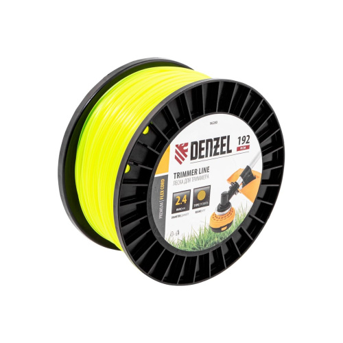 Леска для триммера DENZEL Flax cord 96280