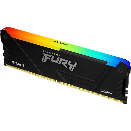 ОЗУ Kingston Fury Beast Black RGB XMP KF436C18BB2A/16 16GB DDR4 3600MHz DIMM CL18, 1.35V 288-pin Non-ECC