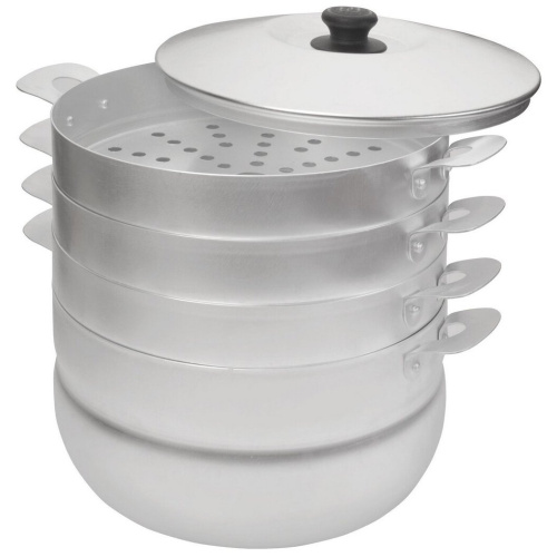 Мантоварка алюминиевая Калитва 180635 6л, 3 сетки