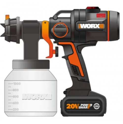 Краскопульт аккумуляторный WORX WX020.9 без акк и з/у