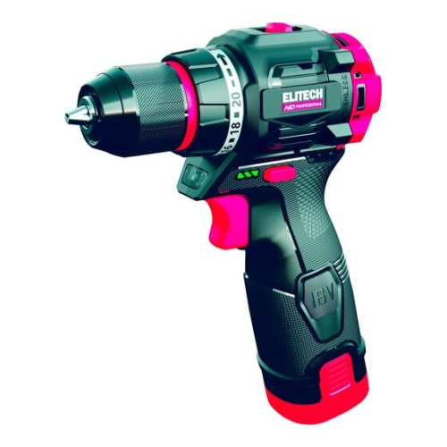 Дрель аккумуляторная ELITECH CD 16L2 (E2201.039.01)