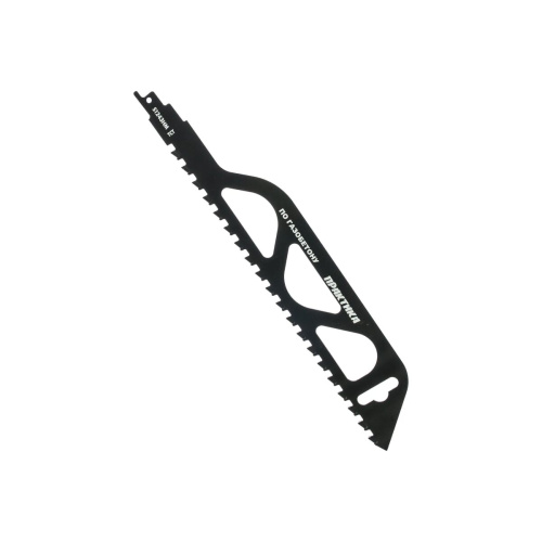 Пилки для лезвийной пилы ПРАКТИКА 773-514 твердосплавные S1243HM по газобетону, длина 305мм, шаг зубов 12,7мм 1шт