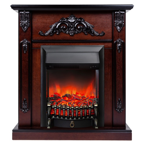 Электрокамин RealFlame Anita AO античный дуб с очагом Fobos Lux Black