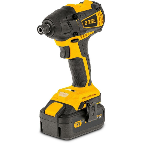 Винтоверт Denzel CID-IB-200 ударный аккумуляторный бесщет 18В Li-Ion (26510)