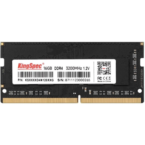 ОЗУ Kingspec KS3200D4N12016G DDR4 16Gb 3200MHz RTL SO-DIMM 204-pin 1.35В