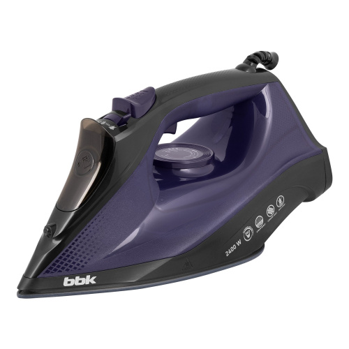 Утюг BBK ISE-2413 черный/фиолетовый