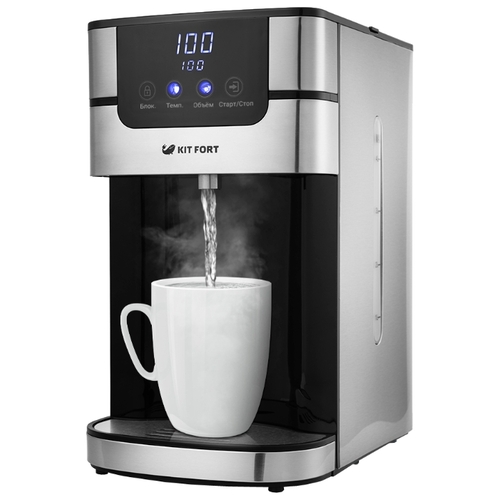 Термопот Kitfort КТ-2501 черный/серебристый