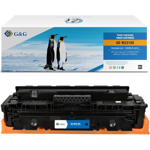 Картридж лазерный G&G GG-W2210X черный (3150стр.) для HP M255/MFP M282/M283