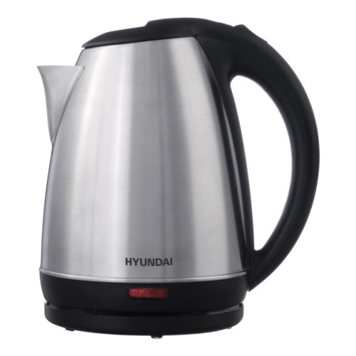 Чайник электрический Hyundai HYK-S1030 серебристый матовый/черный
