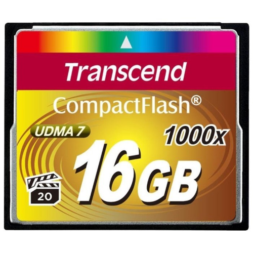 Карта памяти Transcend TS16GCF1000 16GB CompactFlash 1000X