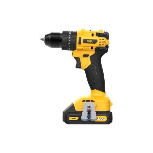 Дрель-шуруповерт Deli DC150 2АКБ*2Ач+ЗУ ударная