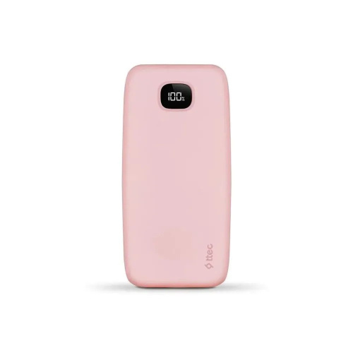 Внешний аккумулятор TTEC 2BB213TP ChargeUp Pro LCD 20.000mAh PD 20W Powerbank Pink