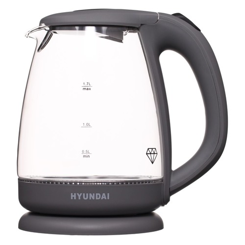 Чайник Hyundai HYK-G1003 серый