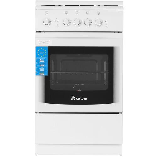 Газовая плита De Luxe 506040.14Г (КР) ЧР белый