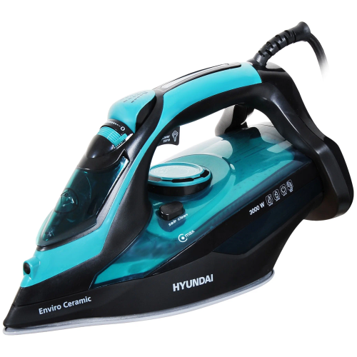 Утюг Hyundai H-SI01221 черный/зеленый